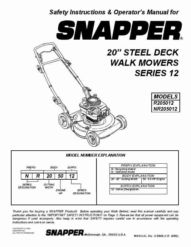 Snapper Lawn Mower NR205012, R204513E, R205012-page_pdf